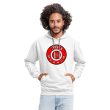 Vintage Dodge 383 Magnum Pie Tin Contrast Hoodie - white/gray