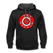 Vintage Dodge 383 Magnum Pie Tin Contrast Hoodie - black/asphalt