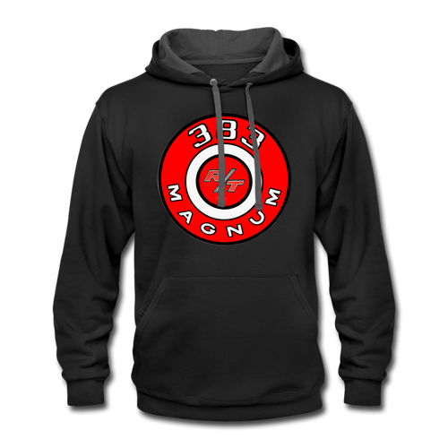 Vintage Dodge 383 Magnum Pie Tin Contrast Hoodie - black/asphalt