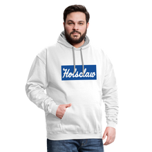 Vintage Holsclaw Trailers Contrast Hoodie - white/gray