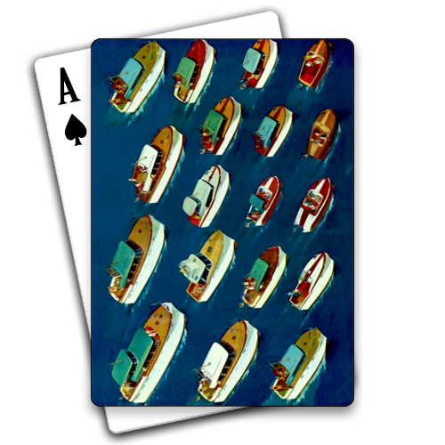 Vintage 1950s Chris Craft Playing Cards